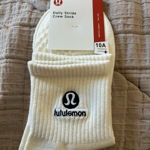 lululemon athletica Daily Stride Crew Socks - White